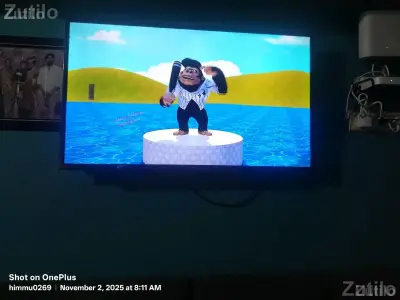 Wall Mounted LED TV in Good Condition