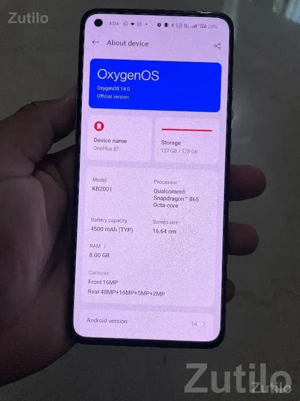 OnePlus 8T Aquamarine Green 5G Phone - Mobile Phones - Keshod - Image 3