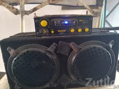 Dual Speaker Box With Amplifier and USB Player