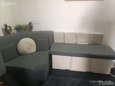 Corner Bethak Sofa Set with Storage Corner Bethak Sofa Set with Storage
