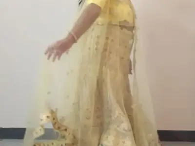 Women’s Yellow Choli Lehenga Set Women’s Yellow Choli Lehenga Set