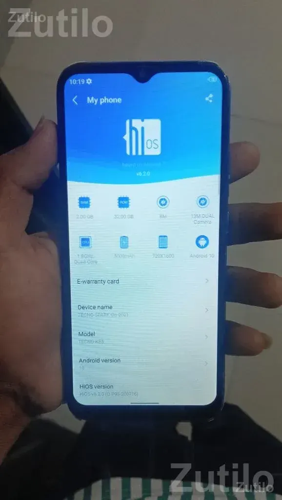 Tecno Spark Go 2021 Smartphone Blue - Mobile Phones - Rajkot City - Image 2