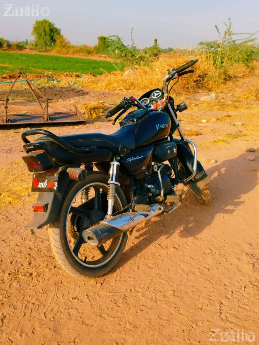 Hero Splendor Plus 2023 Black Bike - Bikes - Rapar - Image 4