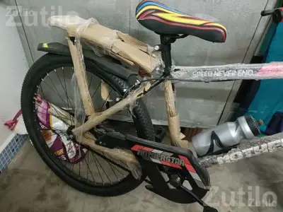 New Bicycle with Bottle Holder New Bicycle with Bottle Holder