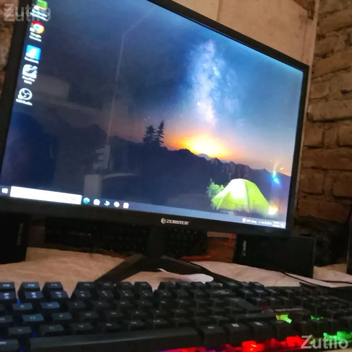Desktop Computer Set with Monitor and RGB Cabinet - લેપટોપ અને કમ્પ્યુટર - સાવરકુંડલા - Image 2
