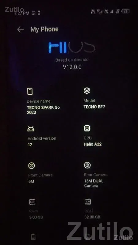 Tecno Blue Dual Camera Smartphone - મોબાઇલ ફોન - વિસાવદર - Image 2