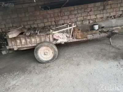 Used Farm Trailer Cart with New Tyres Used Farm Trailer Cart with New Tyres