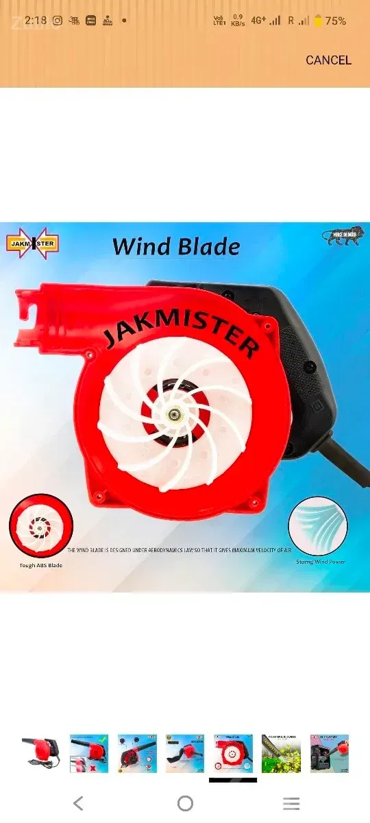 Jakmister RB-900W Electric Air Blower - Tools & Hardware - Bhanvad - Image 3