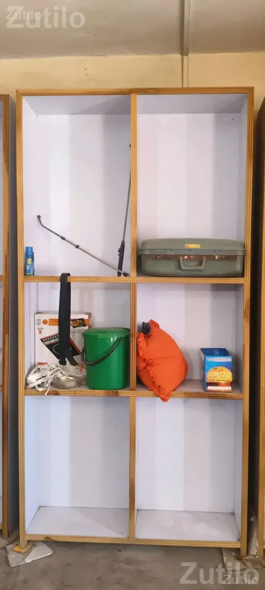 Wooden Shop Cupboard Set 4 Units Display Rack - વોર્ડરોબ, કબાટ અને સ્ટોરેજ - ધંધુકા - Image 4