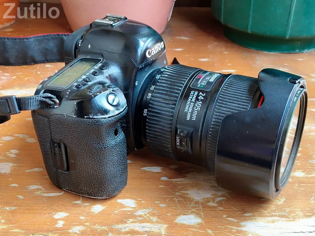 5d MARK 4 DSLR BODY / 24 -105 EF LENCE  / EF  50MM LENCE 1.8 - Cameras - Surat City - Image 4