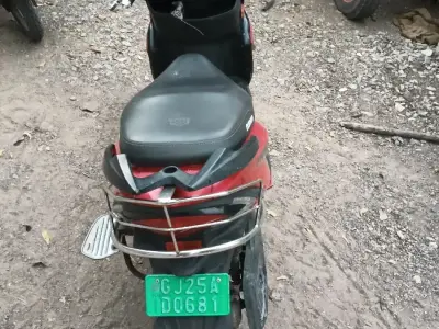 Red Electric Scooty, Single Owner Red Electric Scooty, Single Owner