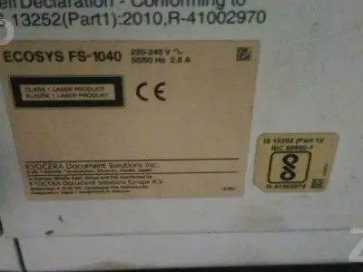 Kyocera ECOSYS FS-1040 Laser Printer Kyocera ECOSYS FS-1040 Laser Printer