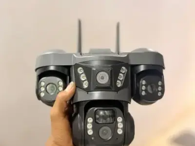 4G Solar 5MP Triple Lens CCTV Camera