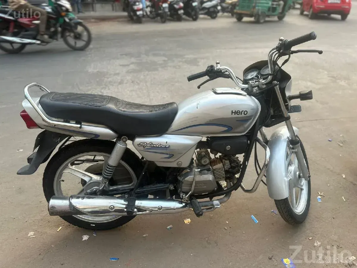 Hero Splendor 2016 Used Bike Silver - બાઇક્સ - ભેસાણ - Image 3