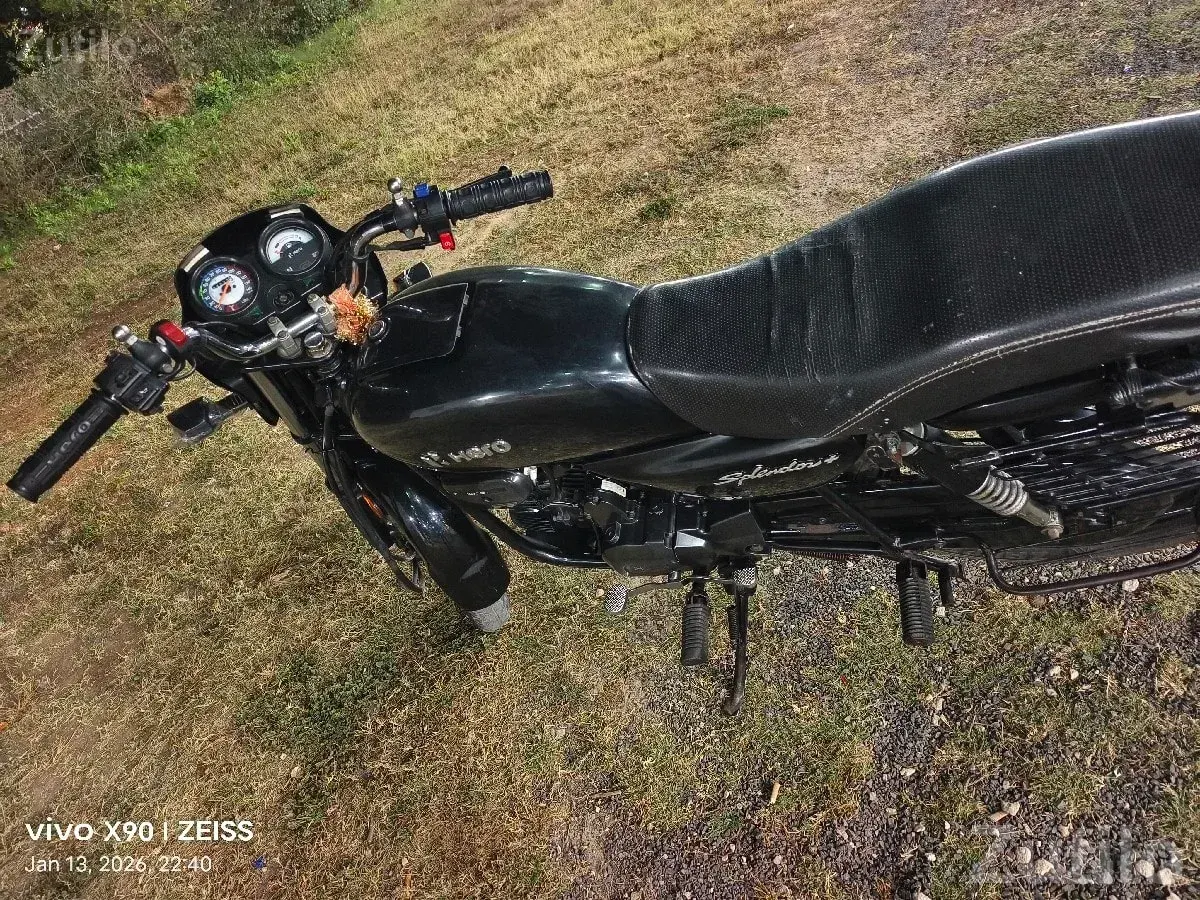 Hero Splendor Plus 2022 Used Bike for Sale - Bikes - Bhanvad - Image 3