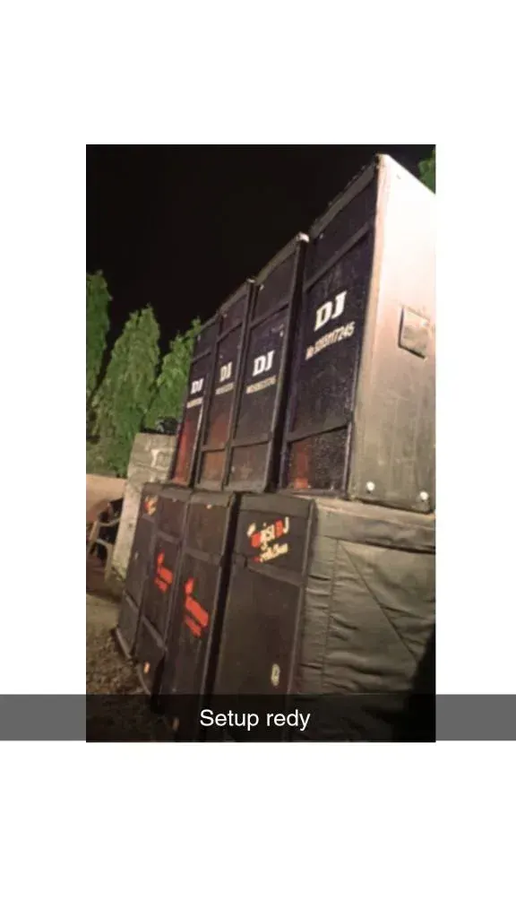 DJ Sound System with 4000W Amplifier Set - પ્રોગ્રામ માટેની વસ્તુઓ - વાંકાનેર - Image 2