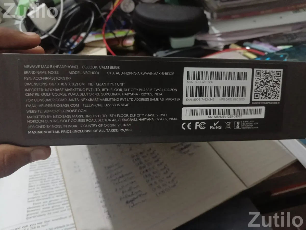 Noise Airwave Max 5 - ઇલેક્ટ્રોનિક ઍક્સેસરીઝ - ભુજ - Image 5