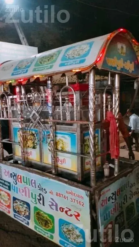 Pani Puri Vending Cart with Steel Accessories - Other Industrial Items - Sojitra - Image 3