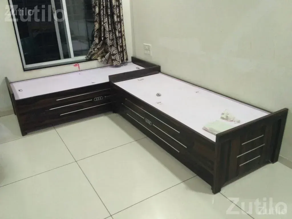 Wooden Bed Frame in 15 mm Plywood - Beds & Mattresses - Rajkot City - Image 4