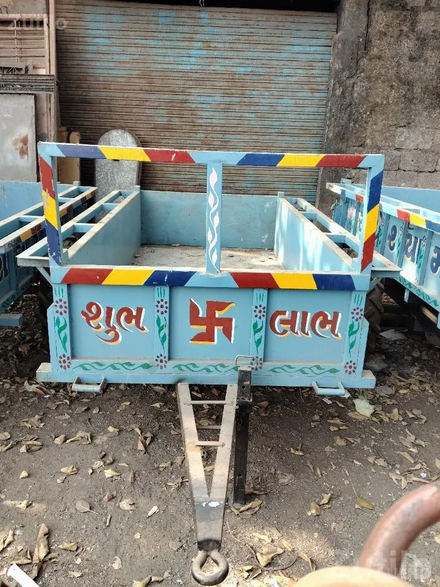 New Painted Farm Utility Trolley Trailer - બાંધકામના વાહનો - કોડીનાર - Image 1