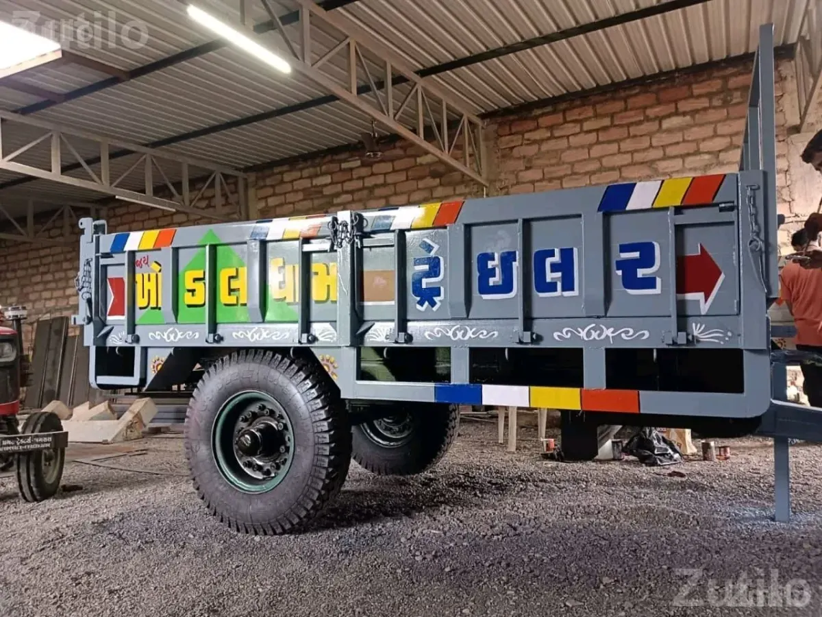Heavy Duty Flat Bed Trolley Trailer - ઓટો પાર્ટ્સ - અમરેલી - Image 5
