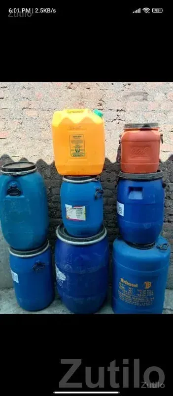 Heavy Duty Blue Plastic Chemical Barrels - Land & Plots - Rajkot City - Image 3
