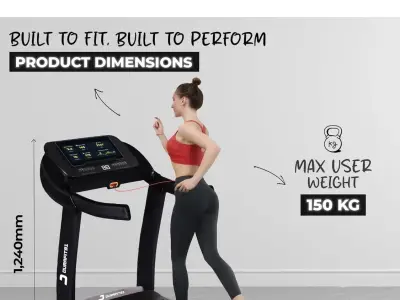 Velox 6 HP Peak BLDC Hydraulic Foldable Treadmill| Max User Weight 150 Kg| Running Surface : L -1350mm & W -500mm |18 Km/Hr Max Speed| Bluetooth Speaker | Wynd app | Home use Velox 6 HP Peak BLDC Hydraulic Foldable Treadmill| Max User Weight 150 Kg| Running Surface : L -1350mm & W -500mm |18 Km/Hr Max Speed| Bluetooth Speaker | Wynd app | Home use