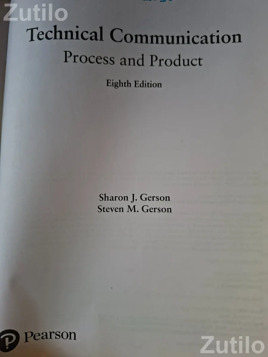 Technical communication 8th Edition by Steven garson - કોલેજ પુસ્તકો - અમદાવાદ શહેર - Image 3