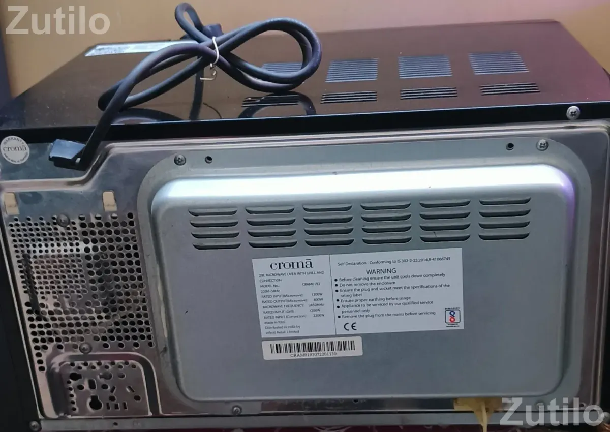 Croma 20L microwave oven - Microwave Ovens - Ahmedabad City - Image 3