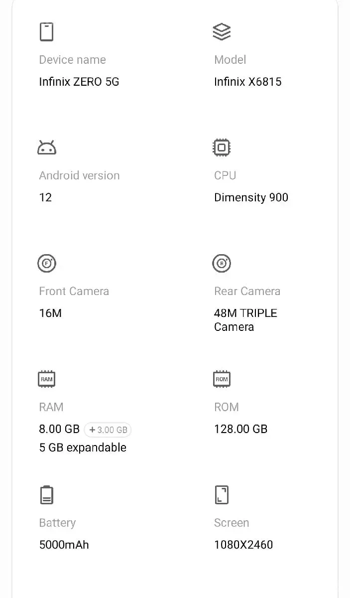 infinix  zero 5g - મોબાઇલ ફોન - હળવદ - Image 3