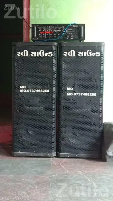 Used Sound System with 2 Speakers and Amplifier - પ્રોગ્રામ માટેની વસ્તુઓ - કોડીનાર - Image 5