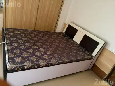 Double bed with mattress