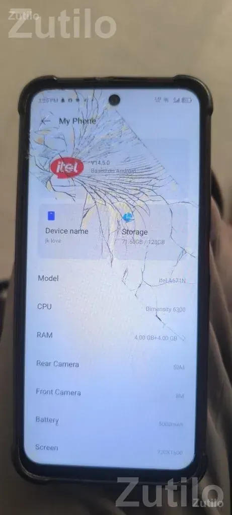 itel A95 5G Black Mobile Phone - મોબાઇલ ફોન - અમદાવાદ શહેર - Image 4