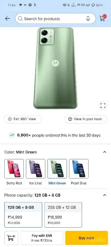 moto g64 5g - મોબાઇલ ફોન - જામનગર શહેર - Image 1