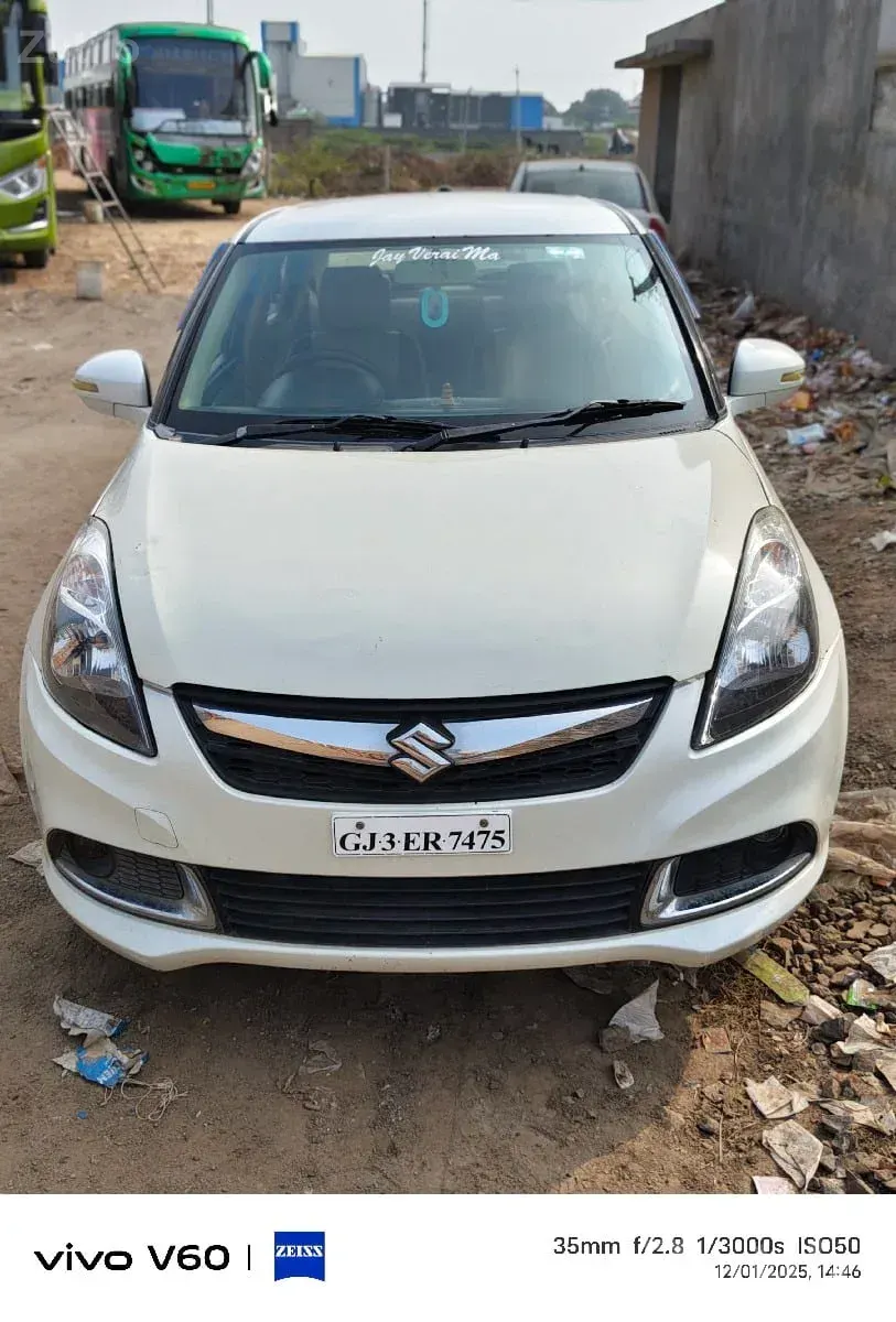 Swift Dzire ZDi Top Model White Diesel - Cars - Khambhalia - Image 2