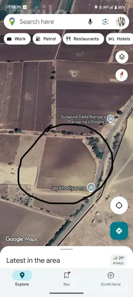 5 Vigha Agricultural Land for Sale in Ghogha - જમીન અને પ્લોટ - ઘોઘા - Image 3