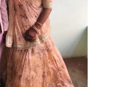Organza lehenga choli Organza lehenga choli