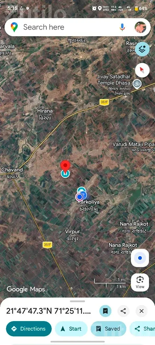 100 Vigha Gaikwadi Agricultural Land - જમીન અને પ્લોટ - લાઠી - Image 2