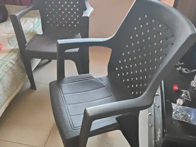 Plastic Chair pair Plastic Chair pair