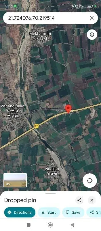 Road Touch 13.5 Vigha Green Farmland Plot - Land & Plots - Chhaya - Image 2