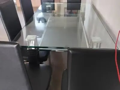 6 seater glass dining table 6 seater glass dining table