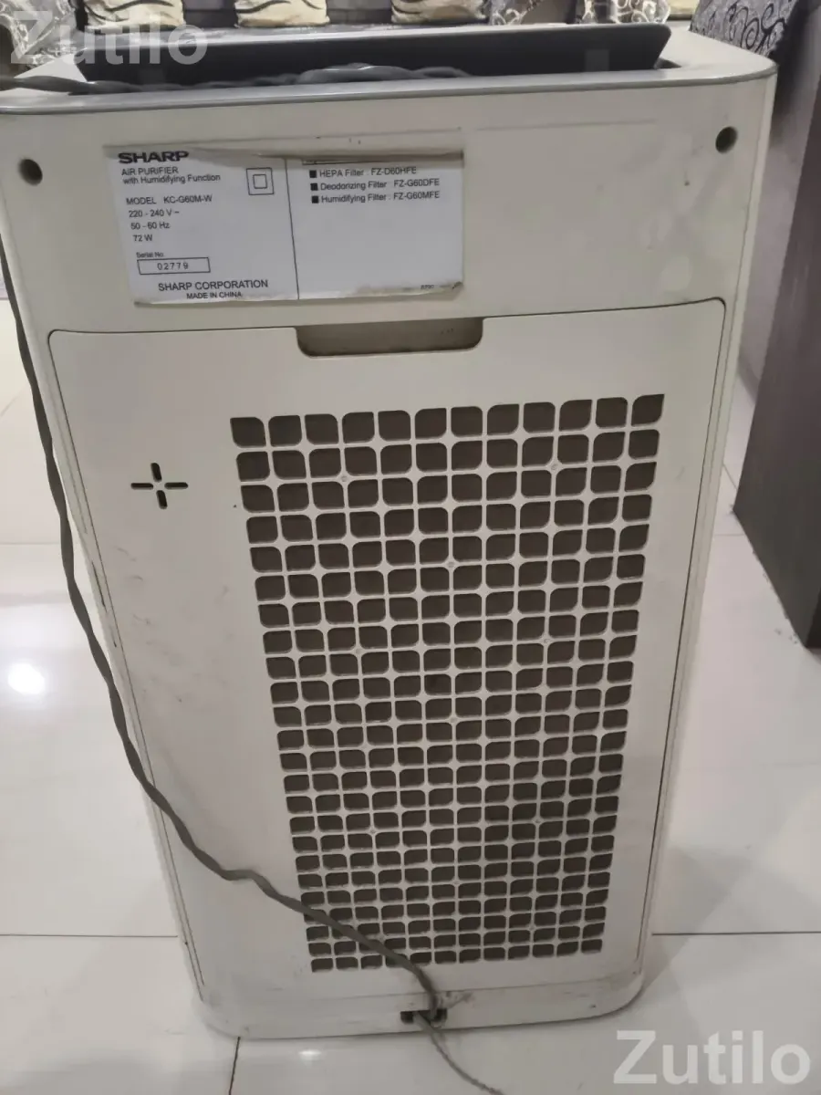 Sharp Air Puriifier with Humidifying Function - અન્ય ઘરેલુ ઉપકરણો - અમદાવાદ શહેર - Image 4