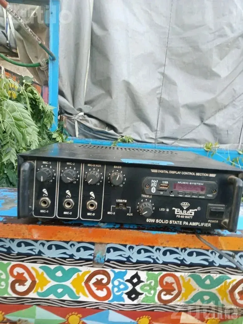 Paras 60W PA Amplifier with 12 Inch Speaker Box - સંગીત સાધનો - વલ્લભીપુર - Image 2