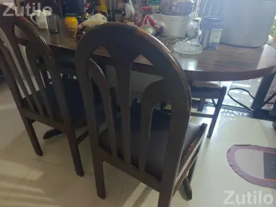 Dining Table with 4 chairs Saag wood Dining Table with 4 chairs Saag wood