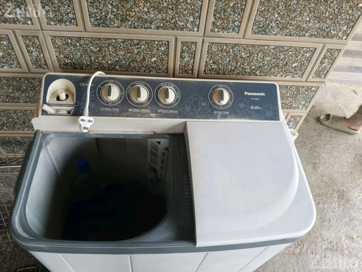 Panasonic 6.8 Kg Semi Automatic Washing Machine - વોશિંગ મશીનો - રાજકોટ શહેર - Image 3
