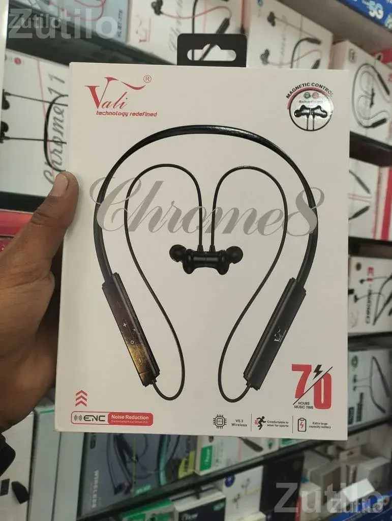 Vali Chrome 8 Wireless Neckband Earphones - ઇલેક્ટ્રોનિક ઍક્સેસરીઝ - દસ્ક્રોઇ - Image 3