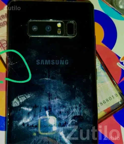 Samsung Galaxy Note 8 Black Phone - મોબાઇલ ફોન - જામજોધપુર - Image 2