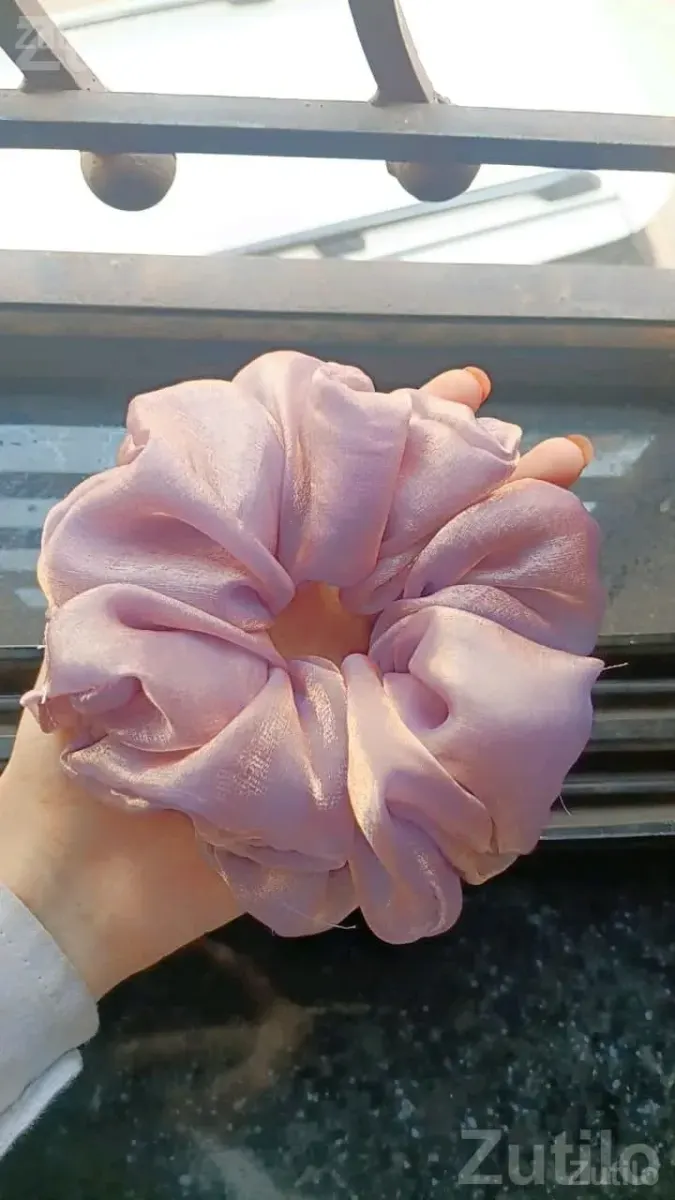 Shimmer Satin Scrunchie Combo Set of 8 - Fashion Accessories - Surat City - Image 5