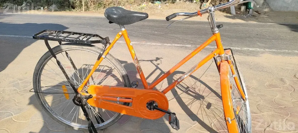 Orange Roadster Bicycle with Carrier - Bicycles - Palanpur - Image 2