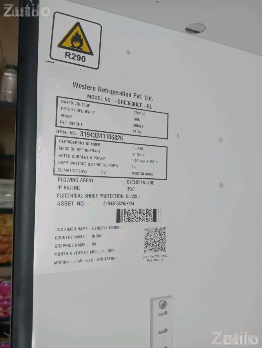 Western Commercial Display Refrigerator - Refrigerators - Chhatral - Image 2